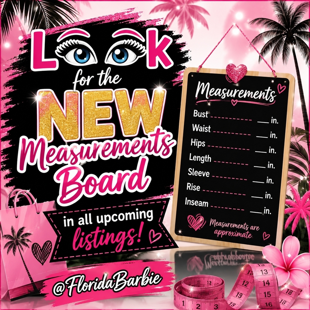 L👀k for the NEW Measurements Board in all upcoming listings! 💕
